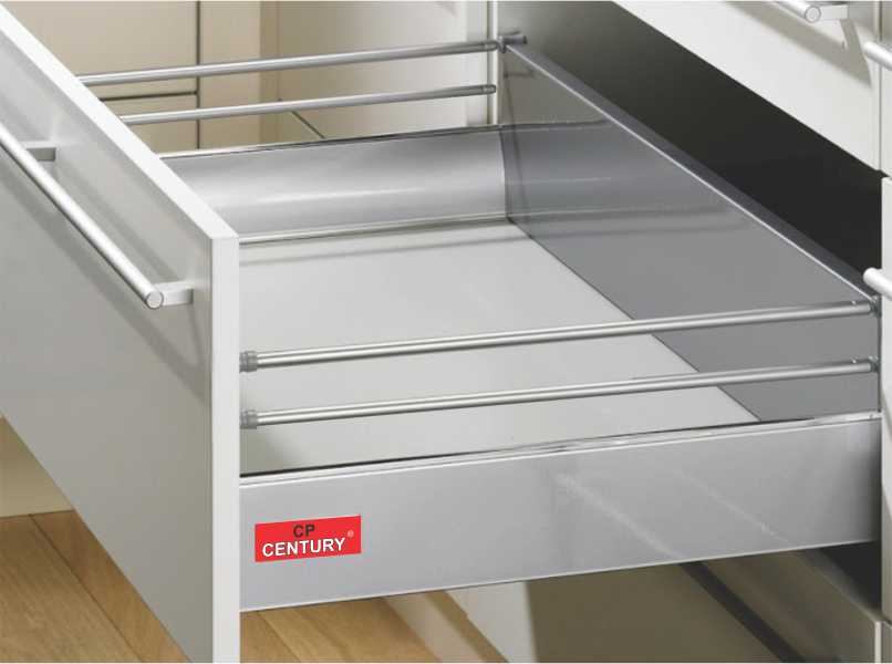 Double Wall Drawer Silky Set (Double Railing)