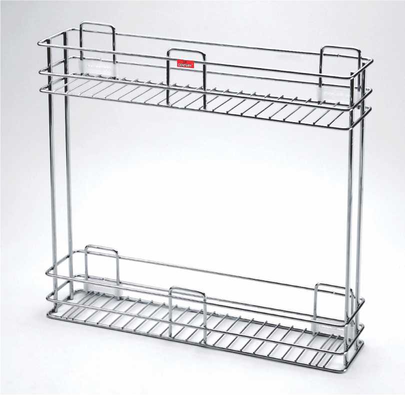 Premium Wired Series Bottle Pullout 2 Shelves with Mechanism