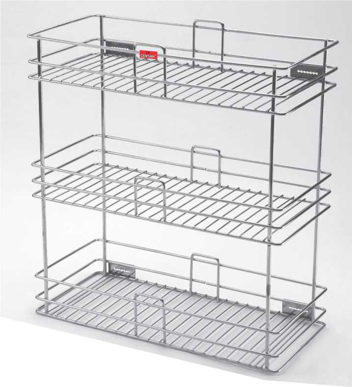 Premium Wired Series Bottle Pullout 3 Shelves 